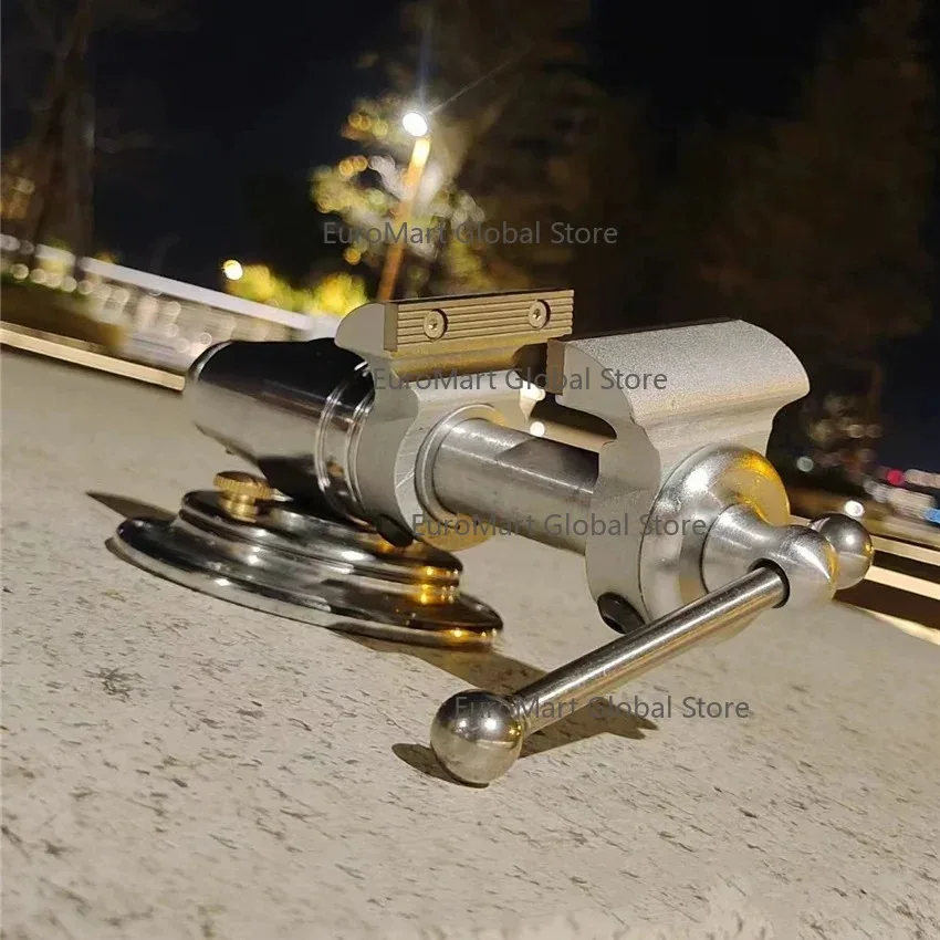50mm Small Steel Cannon Pliers Desktop 3 Axis 2-inch No. 45 Steel Vise, Rota   For Repairing Glasses, C  s, Gold Jewelry