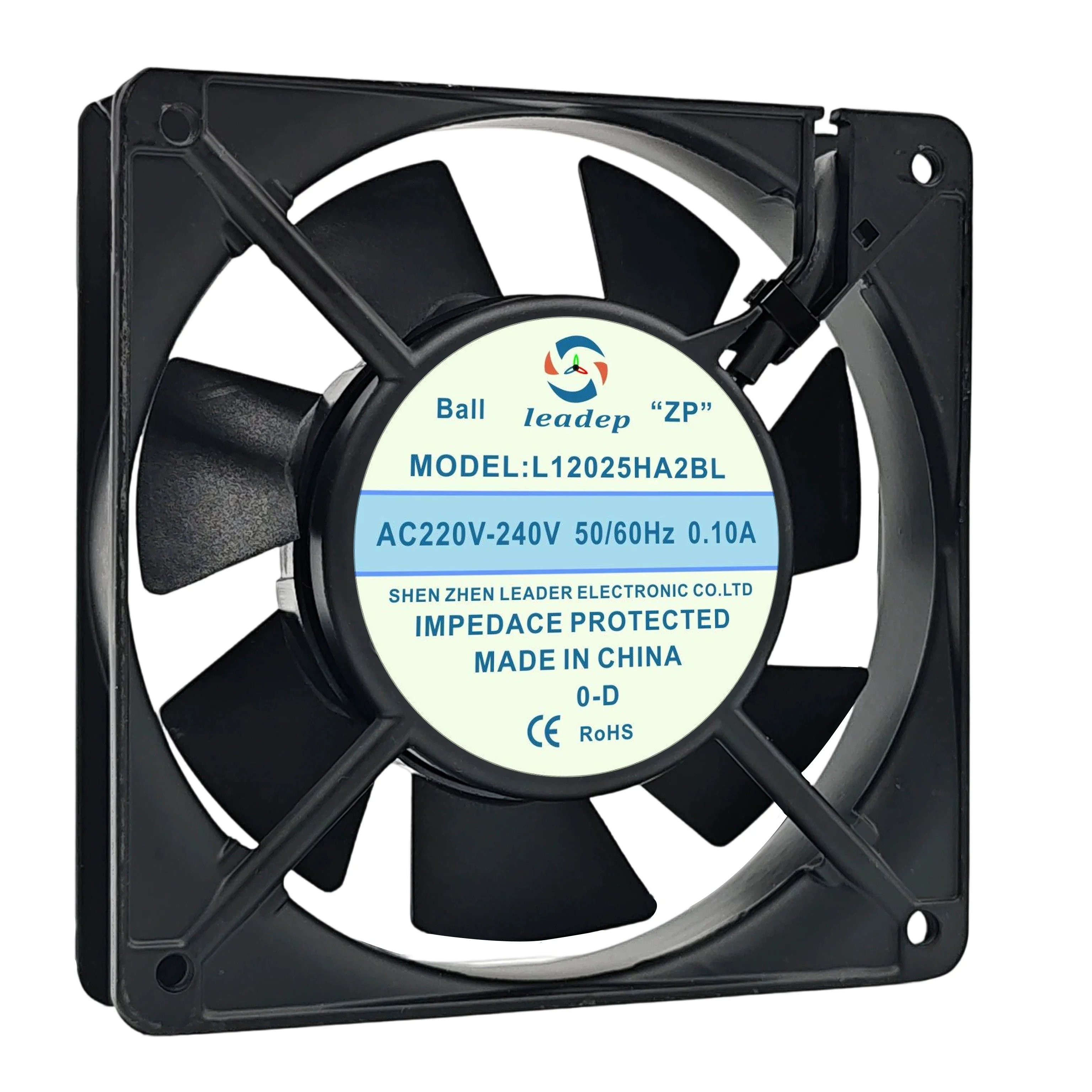 

New For Leader L12025HA2BL Cabinet Axial Fan AC220V 12CM AC Cooling Fan