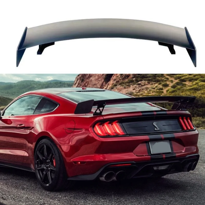 ABS Plastic Carbon Fiber Vicrez sport Style Rear Spoiler For Ford Mustang GT500 spoiler 2015 2016 2017 2018 2019 2020 2021 2023