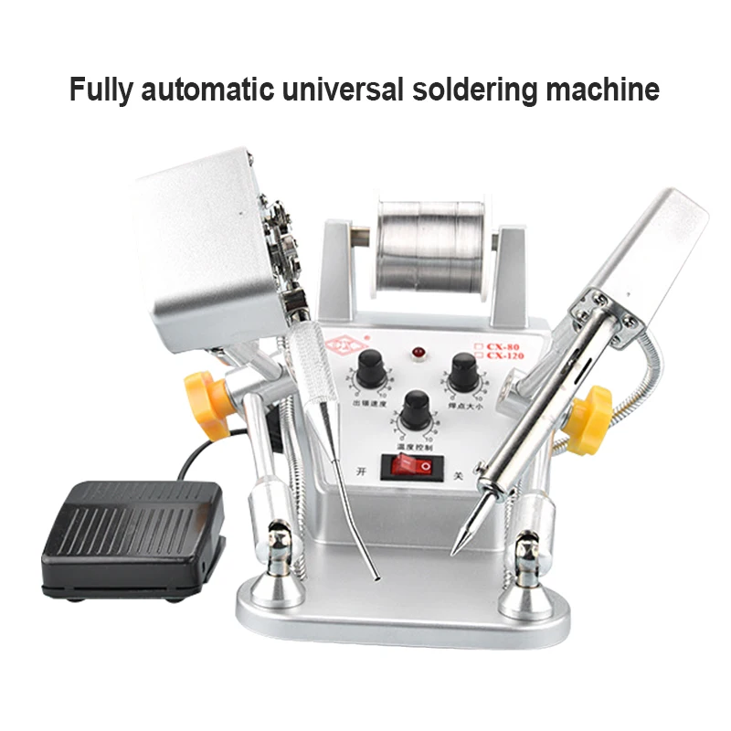 80/120W Soldering Machine 2 in 1 LCD Digital display Rework Welding Station Kit Soldering Iron Hot Air Repair Solder tools