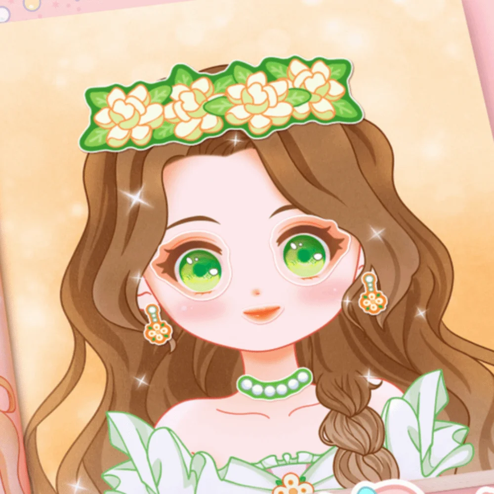 4/5 pcs Reusable Princess Dress Up Sticker Book Handicrafts Outfit Make a Face Puzzle Stickers Set DIY Activity Toy Clothing