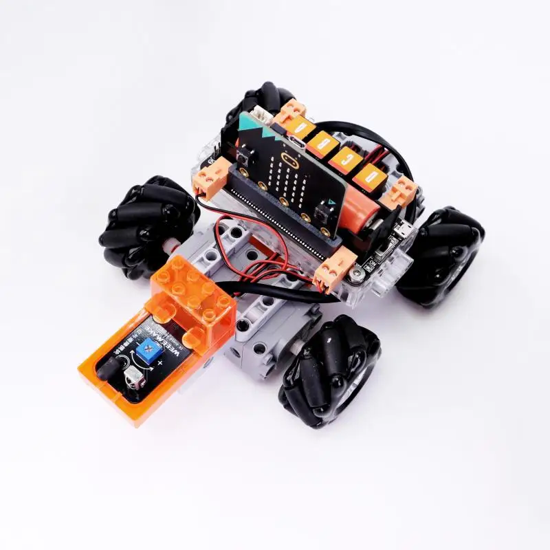 STEM Coding Remote Control Following Electric Assembly Learning Programming DIY Educational Robots for Micro:bit
