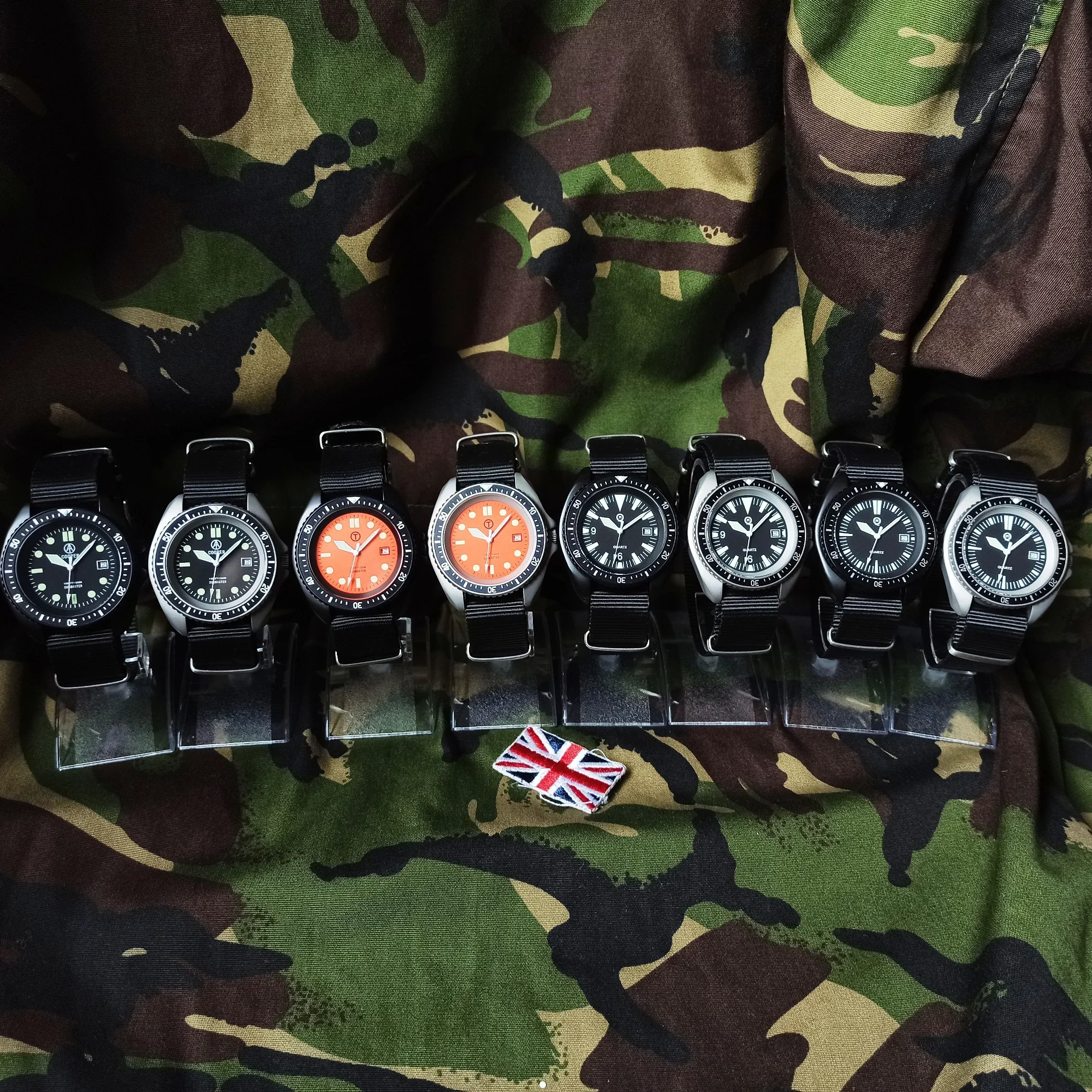 New British Cooper Diving Quartz Army Style Watch 300M Waterproof Super Luminous Army Style Watch