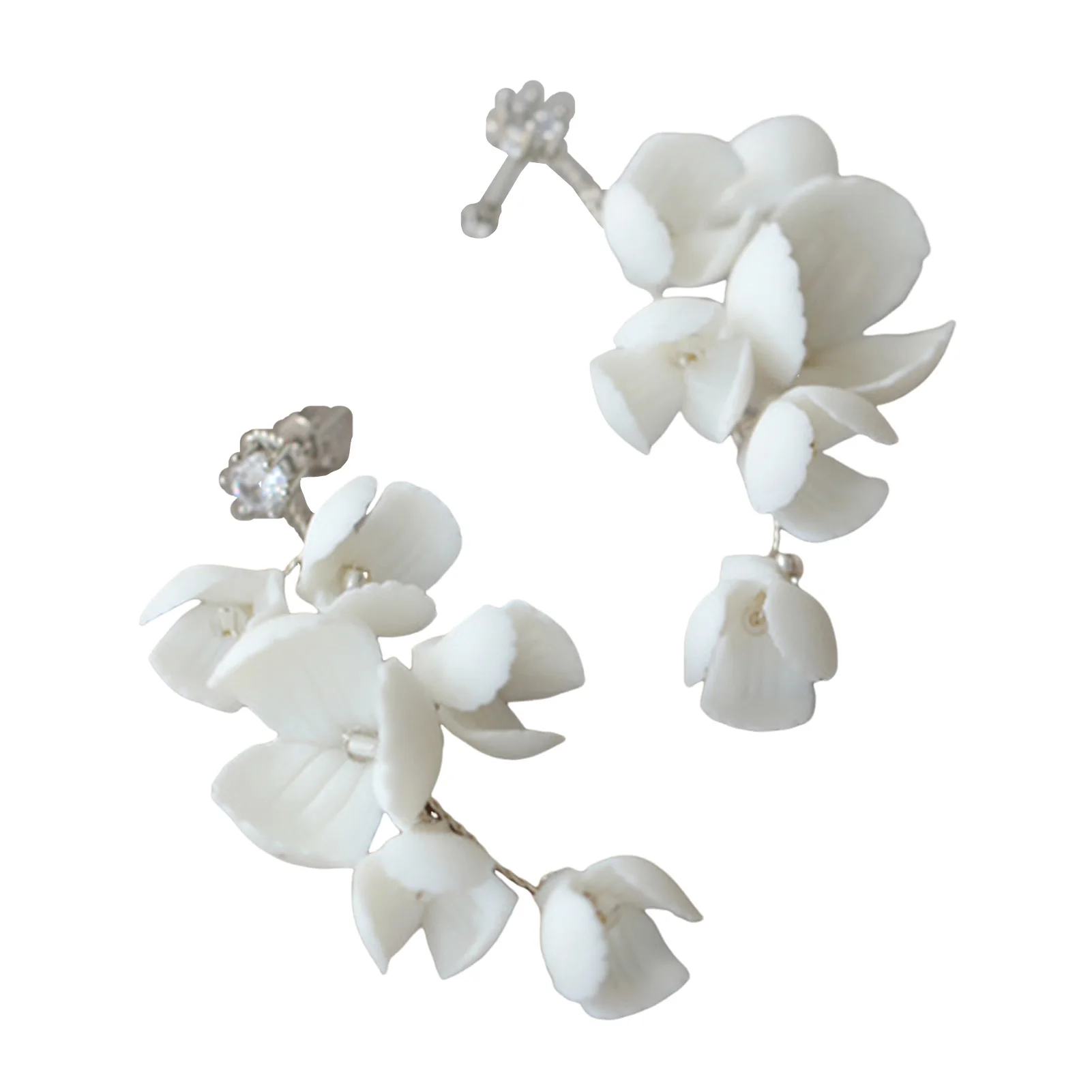 Sisir Rambut Wanita/Aksesoris Rambut Antislip Keramik Bunga Alat Penata Rambut untuk Penataan Rambut Keriting Tebal