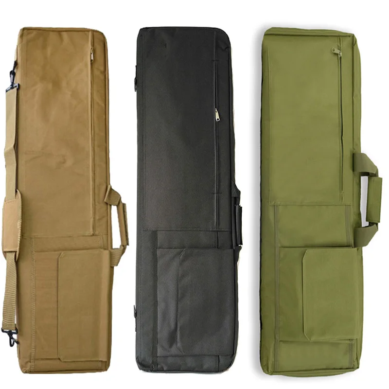 Outdoor Hunting Rifle Set Gun Bag Multi functional Soft Cotton Bag Egg Yellow Fishing Backpack Accessories