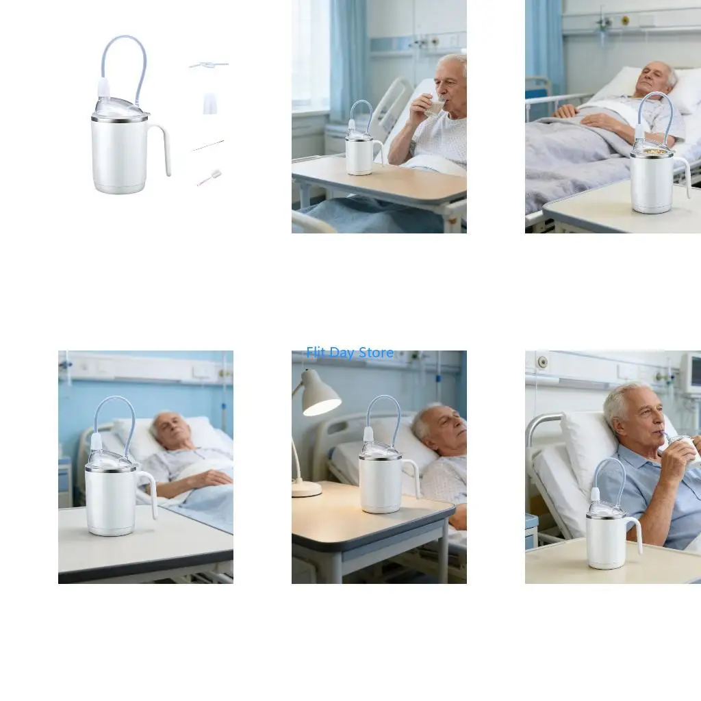 F92C Double Purpose 450ml Sipper Container For Elderly Care Including Stable Base Feature