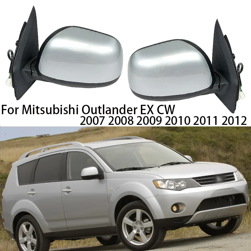 

Auto Rearview Mirror Assembly For Mitsubishi Outlander EX CW 2007-2012 7632A551 Car Lens Adjustment Heating Electric Folding