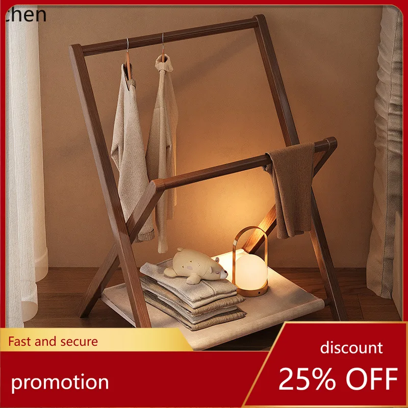 

YFY clothes rack floor bedroom secondary clean coat for home drying bedside handy gadget