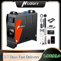 Hcalory Diesel Single Hole LCD Monitor Parking Warmer For Car Truck Bus Boat RV Air Heater All in One Unit 5-8KW 12V Car Heating