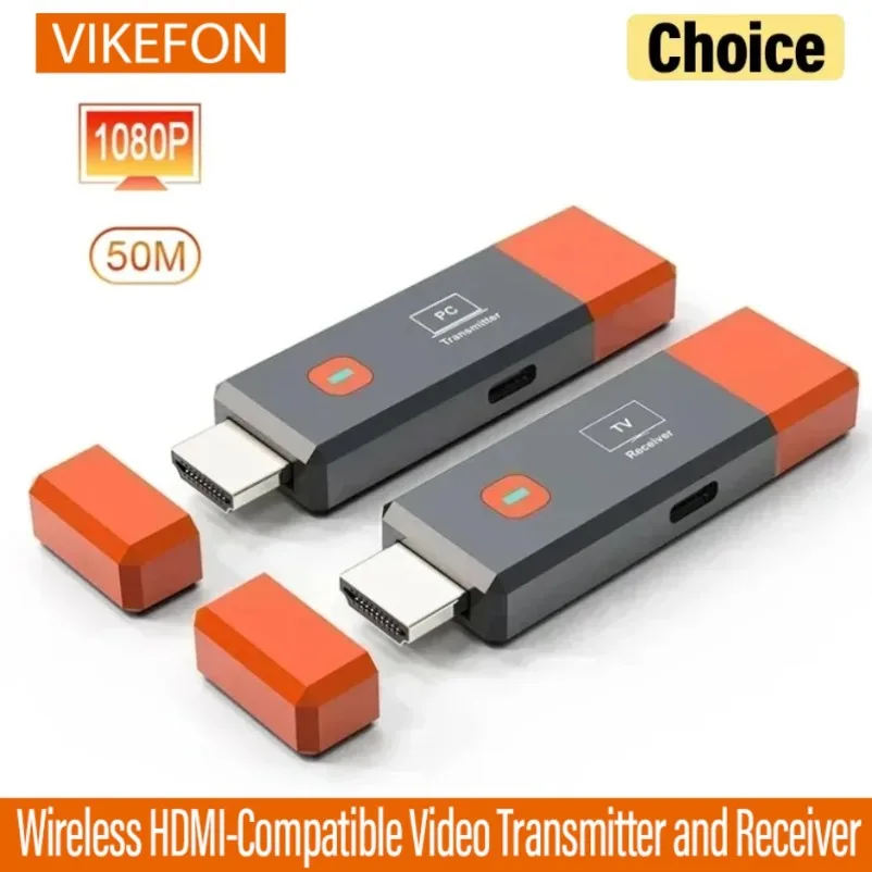 

Wireless Video Transmitter and Receiver HDMI-Compatible Extender kit TV Stick Dongle Adapter For PC Camera Laptop To Monitor TV