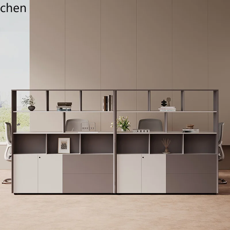 HT E0 environmental protection file , data cabinet, high-end modern simple storage company office floor background cabinet
