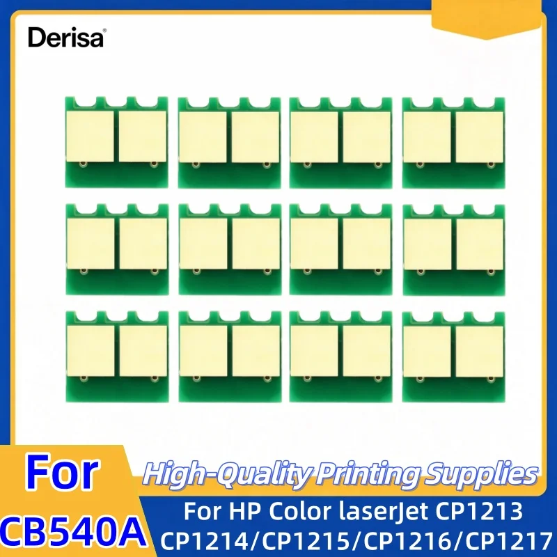 12pcs CB540A CB541A CB542A CB543A For HP Color laserJet CP1213 CP1214 CP1215 CP1216 CP1217 CM1312 CP1510 CP1513n CP1514n CP1515n
