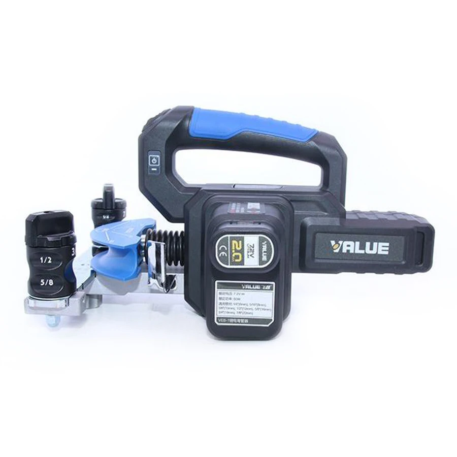 

VALUE VEB-1 lithium battery pipe bender Portable copper pipe air conditioning pipe quick bending machine 6-22MM