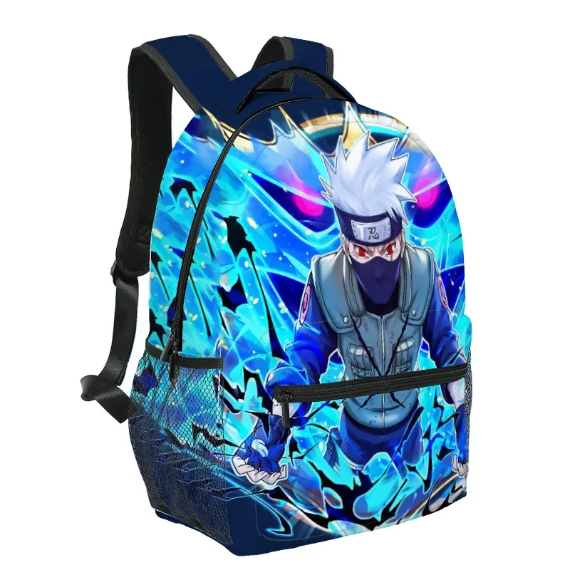 New Double-sided Printed Naruto Schoolbags and Backpacks for Male and Female Primary and Secondary School Students