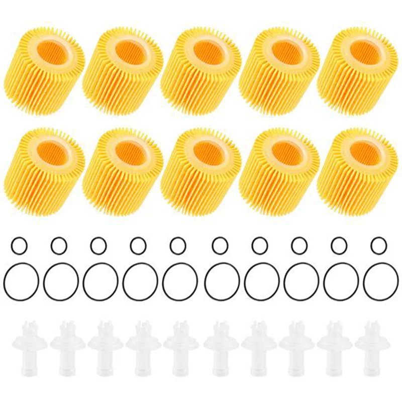 

20Pcs Engine Oil Filter Elements For Toyota C-HR 2.0L Pontiac Vibe Corolla Prius 1.8L Filters 04152YZZA6 04152-37010