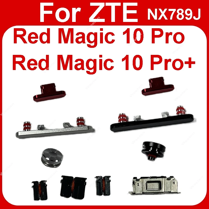 

Кнопки регулировки громкости и кнопка питания для ZTE Nubia Red Magic 10 Pro 10 Pro Plus NX789J, подходят для ремонта неисправных кнопок регулировки громкости и кнопок управления игрой.