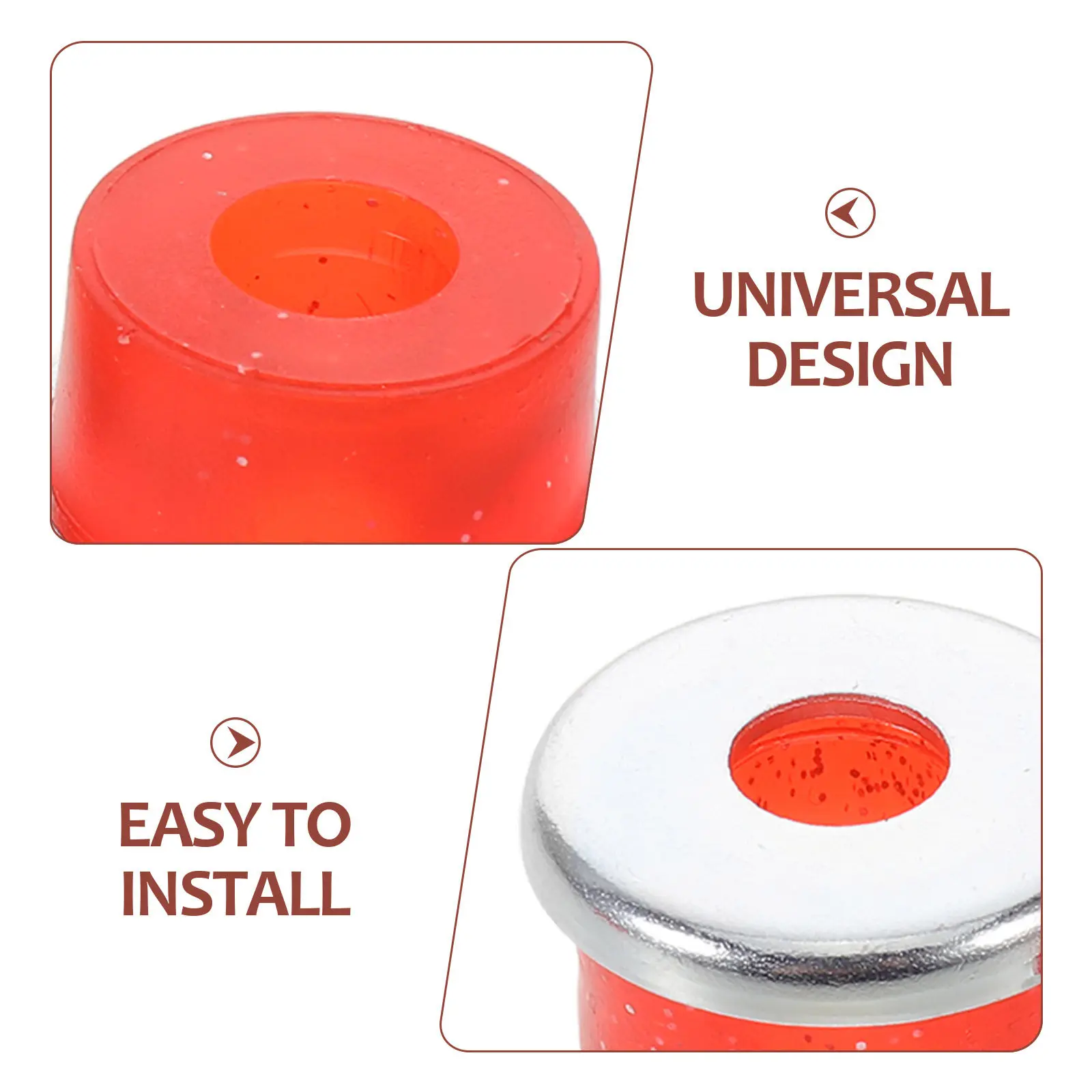 8Pcs Roller Skate Shock Absorbers High-Elasticity Skateboard Riser Pads for Quad Inline Skates Smooth Gliding Stability Cushions view 5
