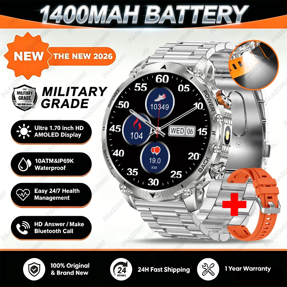 Men's Smart Watch with Long Battery Life