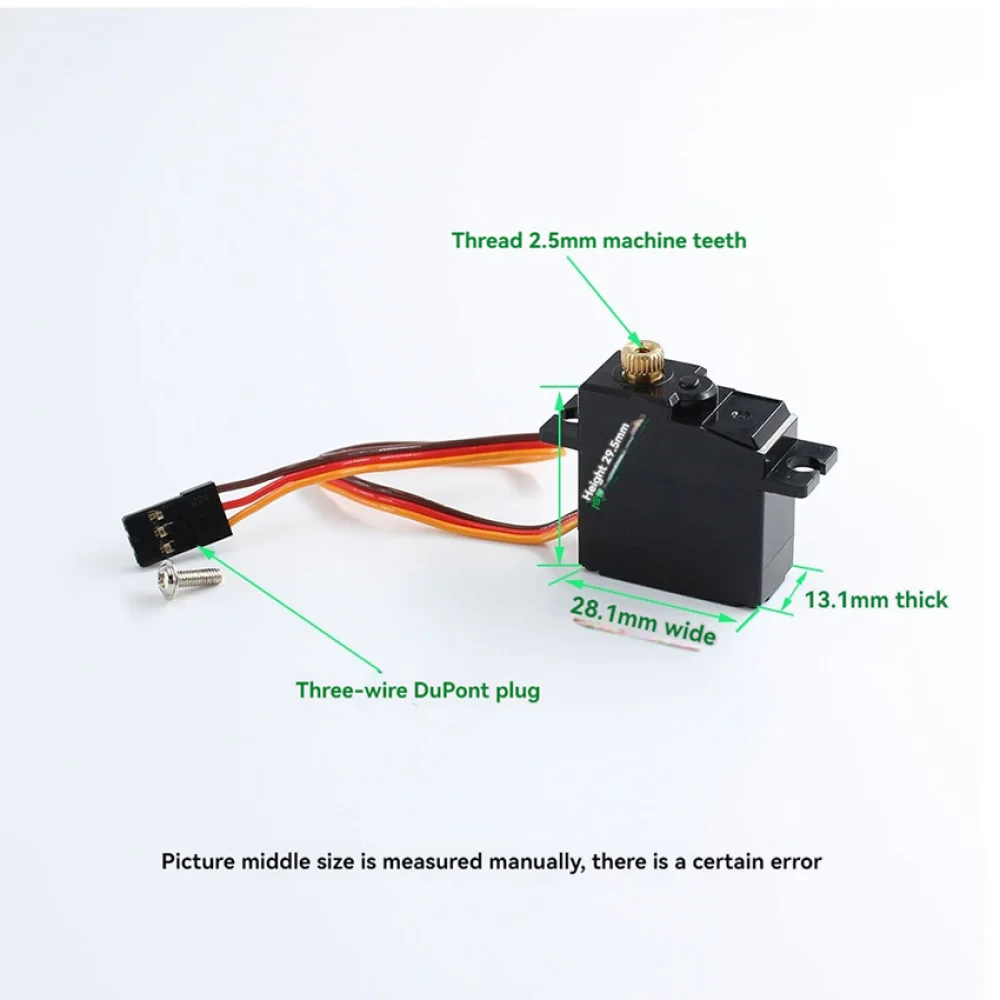 

For Wltoys for SCY 17g 3-wire Metal Servo RC Car Model Modification Parts Toy RC Car Replacement Accessory Steering Gear