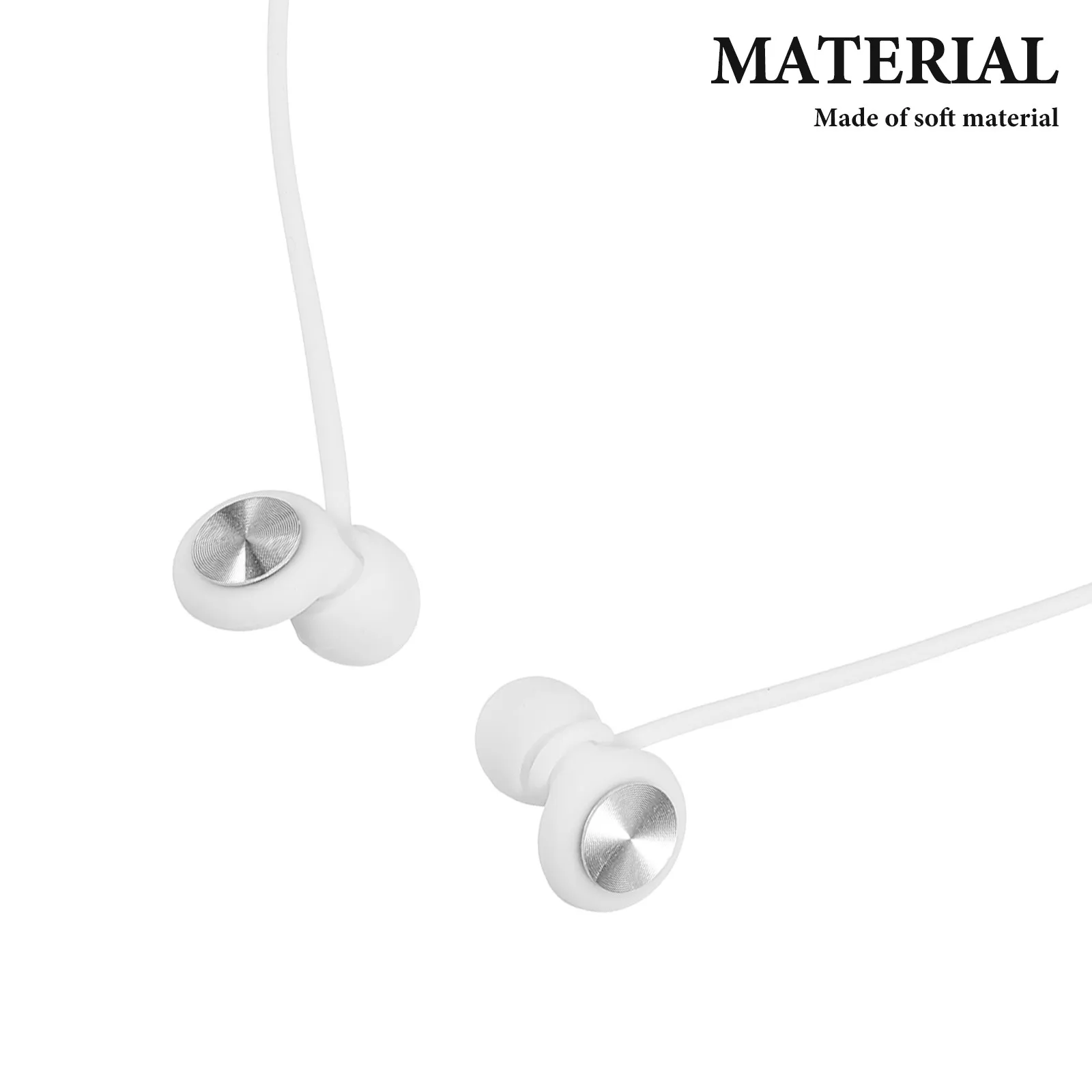 Silicone Noise Reduction Ear Plugs Sleep Earplugs Cord Study Work Travel Hearing Protection Concert Snoring Blocking White