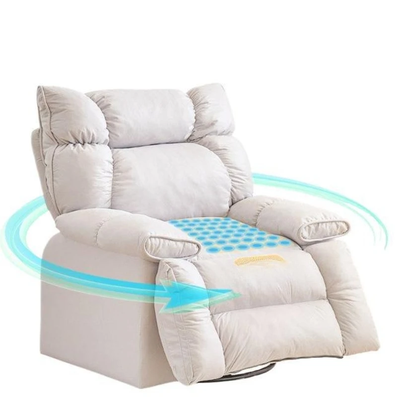 Lazy sofa Multifunctional household reclining Sleeping bedroom swivel chair Leisure space sofa cabin Single sofa chair
