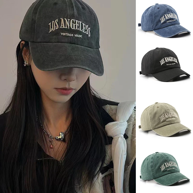 Bawełniana czapka z daszkiem dla mężczyzn i kobiet Moda Haft Kapelusz Bawełna Miękkie Czapki Casual Retro Snapback Kapelusze Unisex
