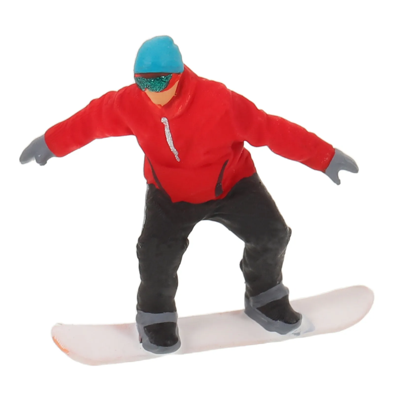 

Ski Scene Miniature Snow Landscape Decor for Winter Diorama 10Cm X 15Cm White Resin Craft Home Office Decoration