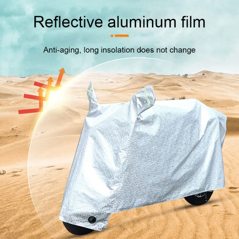 Electric car cover bicycle scooter motorbike car cover car coat rainproof sunscreen anti-theft dustproof battery sunshade cover