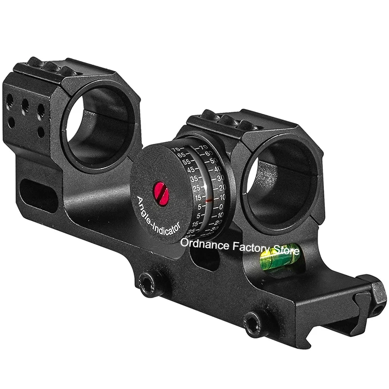 Tactical Hunting Riflescope Mounts With Angle Indicator Bubble Level 25.4mm/30mm Scope Aluminium Alloy Mount Rings