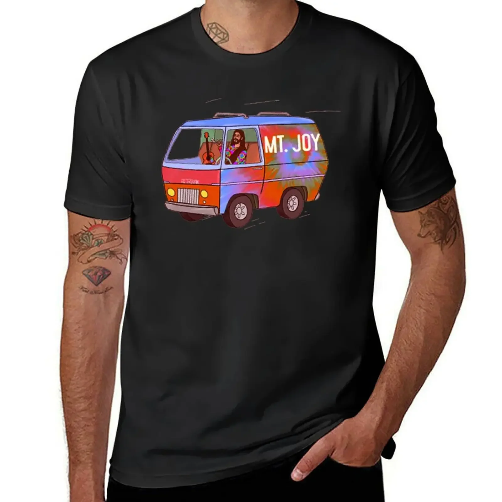 

mt joy - hippi van bus T-Shirt summer top graphic t shirts men graphic t shirts