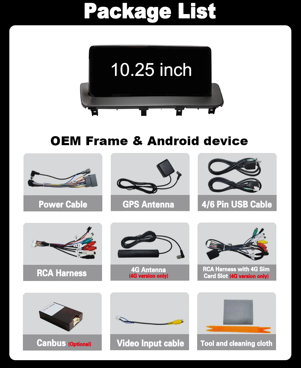 10.25 بوصة أندرويد 14 لمازدا CX-9 2016 - 2022 نظام تحديد المواقع راديو السيارة ستيريو استقبال السيارات الوسائط المتعددة رئيس وحدة اللاسلكية Carplay