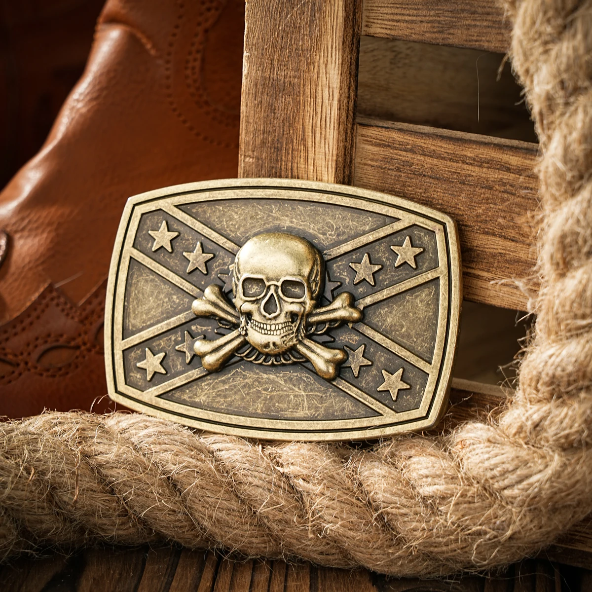 Fivela de placa de estilo ocidental fivela de metal uma fivela de cinto