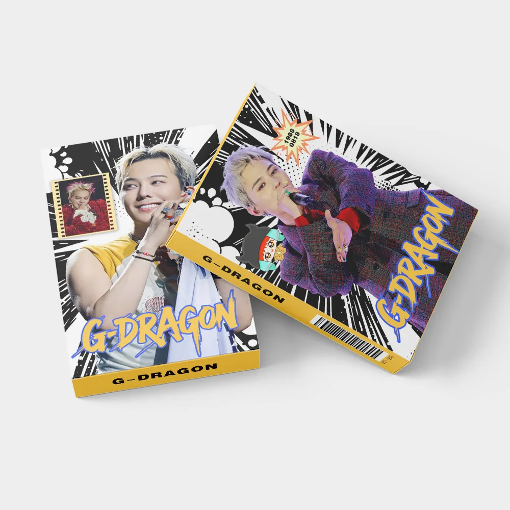 30 Pz/set Kpop Idol Boy BIGBANG Nuova Serie GD di Alta Qualità HD Printd Photocards Carte Lomo Ventole Collezione di Regali