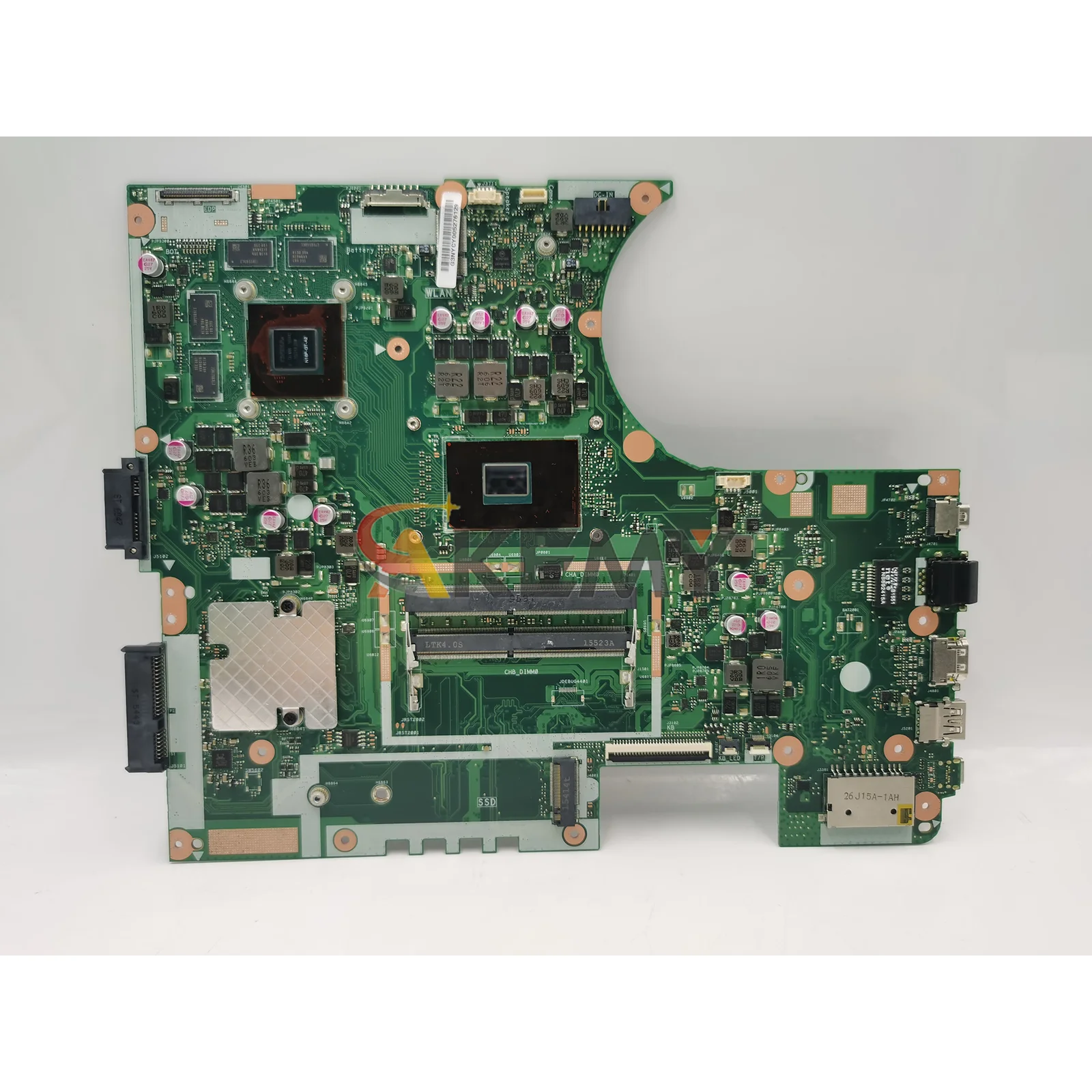 ASUS Vivobook N752V N752VX ノートパソコン用マザーボード N752VX、I5 I7 CPU搭載、100%テスト済み、迅速発送、在庫あり