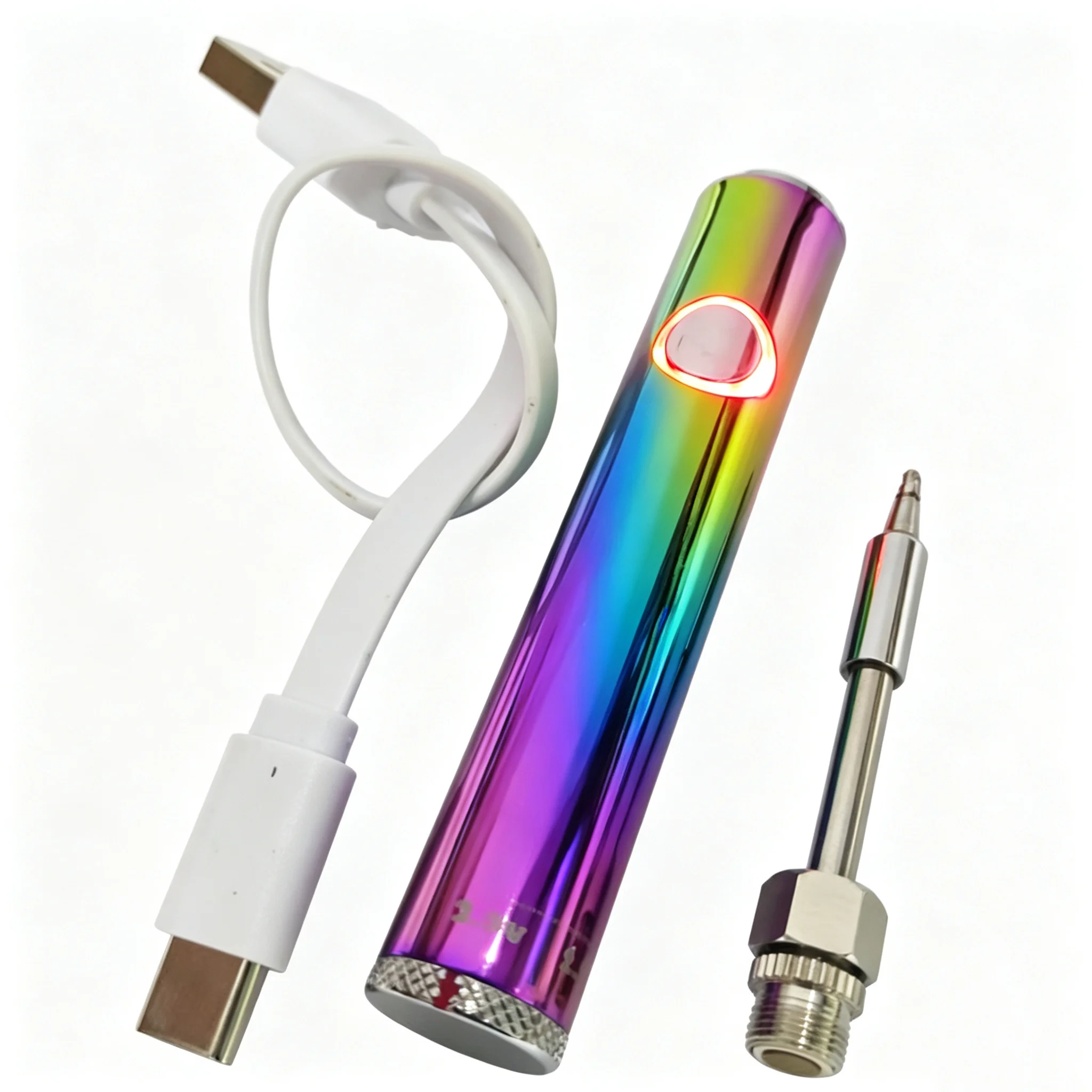 1pcs  650mah DIY Twist Battery, 510 Thread Rod Adjustable Voltage, Electric Soldering Iron Pen Solder Repair Tools