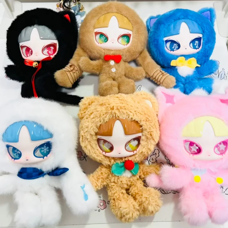 

INN'S Silent Winter Series Blind Box: Милая виниловая плюшевая аниме-кукла-подвеска, сюрприз-бокс, декоративная таинственная коробка, игрушка-кукла