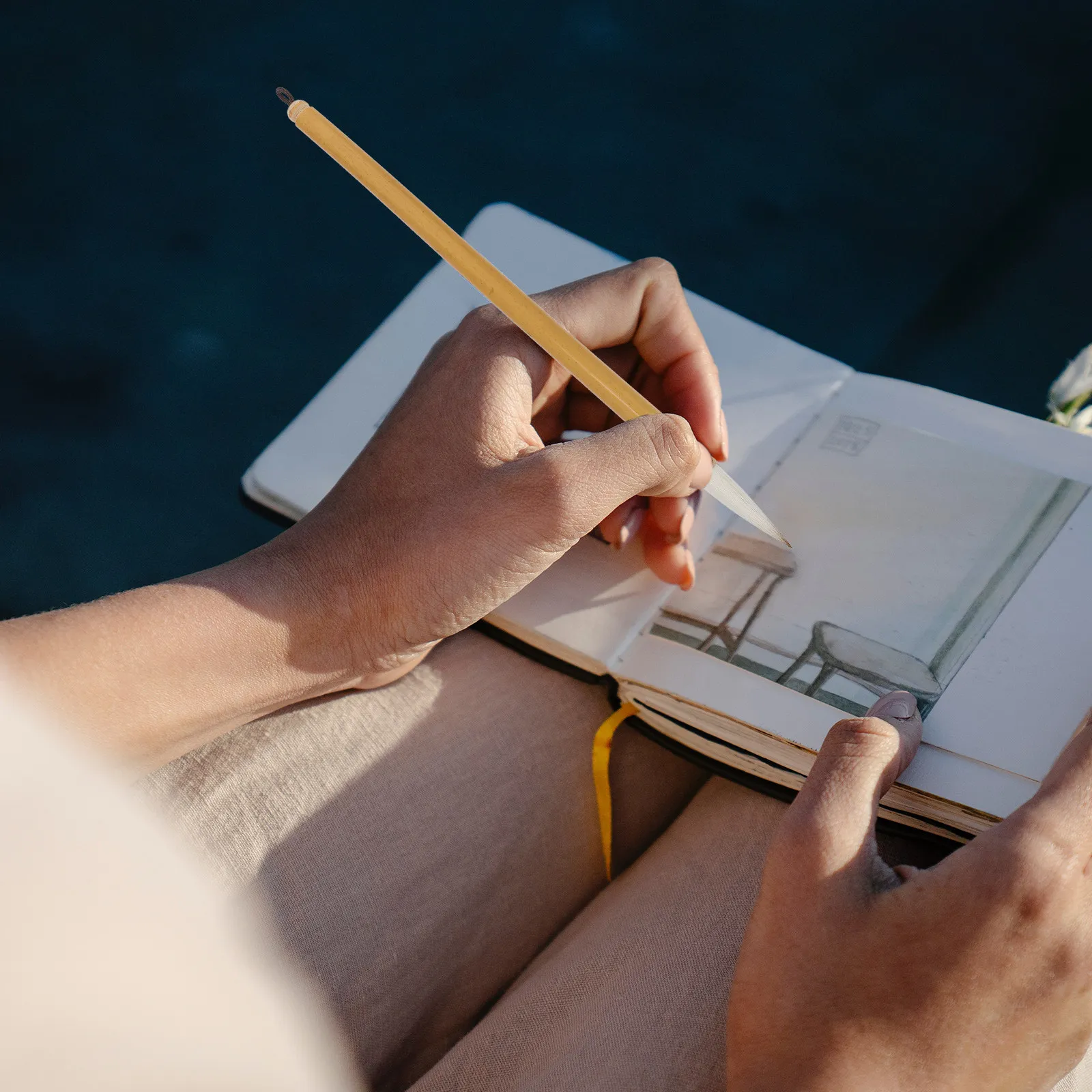 

Traditional Calligraphy Brush Pen High Quality Smooth Ink Flow for Painting Writing Drawing School Office Art Supplies