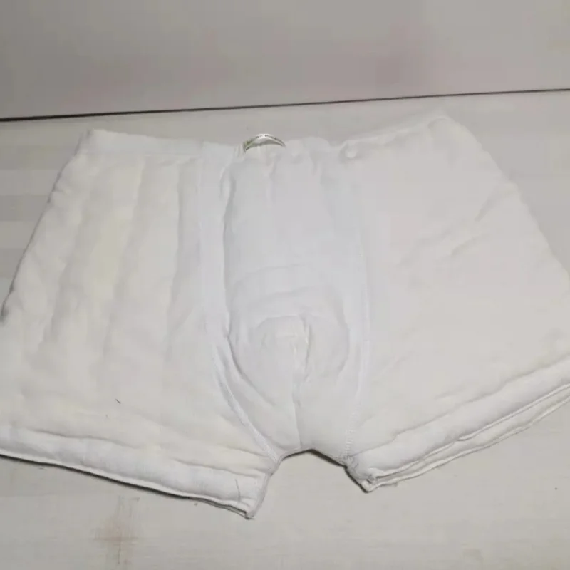 

Men's Thick Boxer Shorts Plus Size Handmade Filled Cotton Puffy Warm Pants Fetish Sexy Panties BF Bottom Pajama pants party