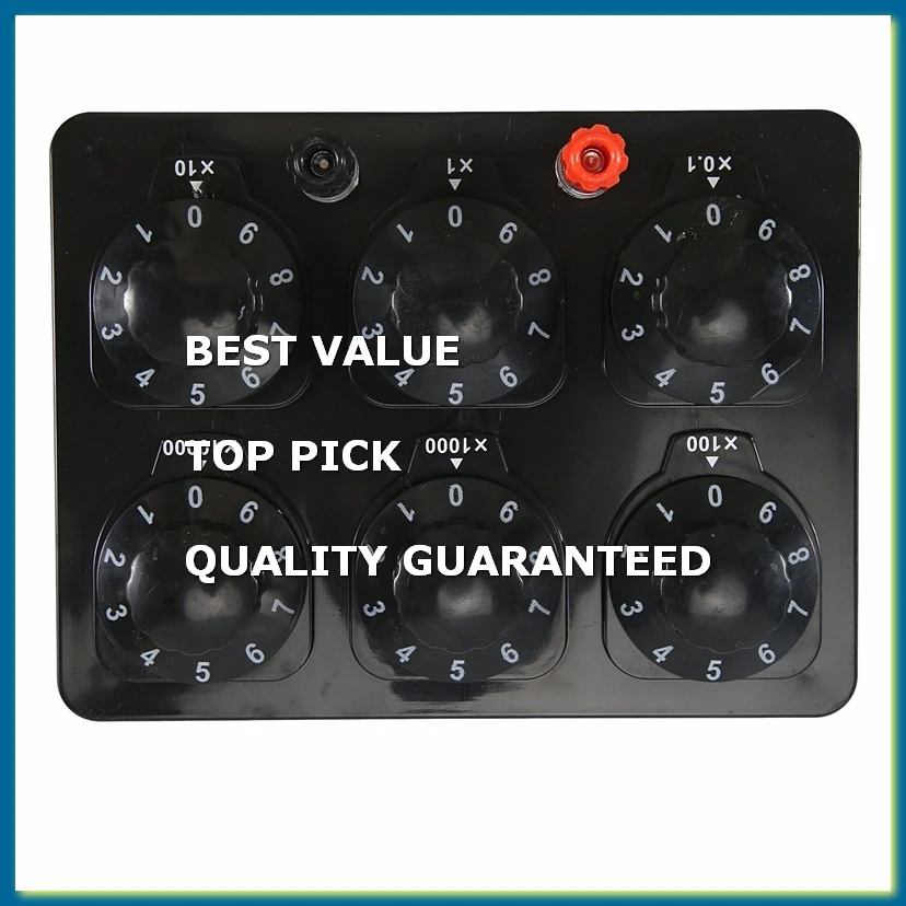 0-99999.9 Ohm Simple Resistance Box Variable Decade Resistor Teaching Instrument Teaching Resistance Box