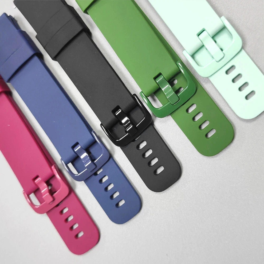 20/22mm Silicone Sport band For AMAZFIT BIP 6 5 BALANCE/Active 2 Soft Strap for Amazfit GTS4 mini GTR 4 3 Pro 2 Band Accessories