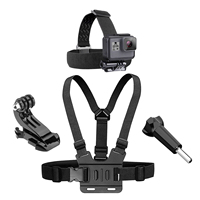 For GoPro Chest Strap Headband J Hook Mount For  Insta360 X4 X3 GoPro Hero 13 12 11 10 9DJI Action 4 3 Action Camera Accessories