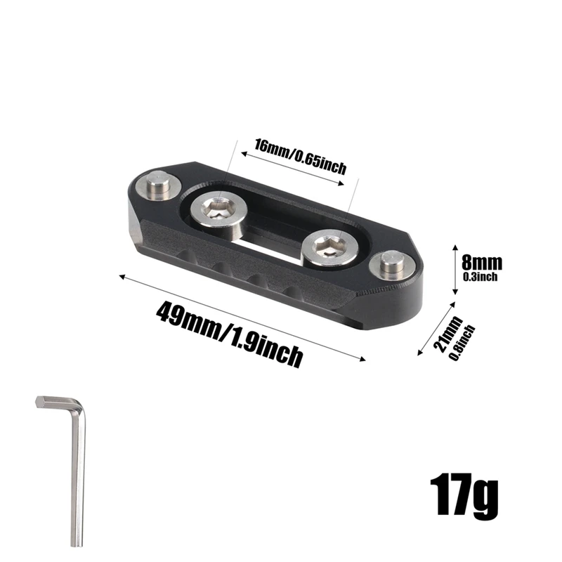 For Nato Slider 4.9Cm Universal Camera Rabbit Cage Slide Slot Carrying Handle Quick Release Nato Camera Rail Slider Easy To Use