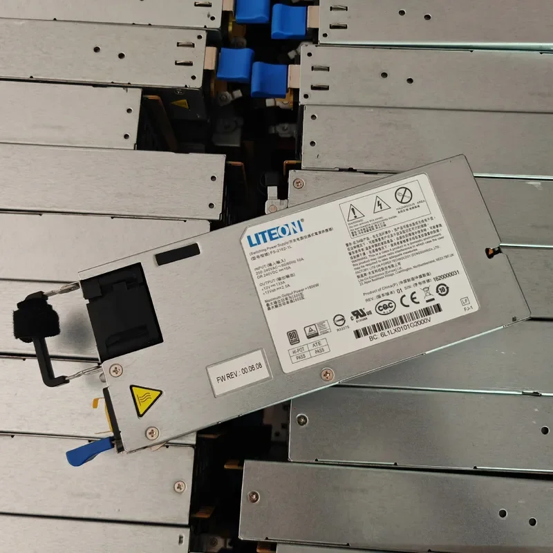 for Lite-On 1600W 12V 133A Server Power Supply Silent Platinum Efficiency High Performance PSU for Data Center and Mining