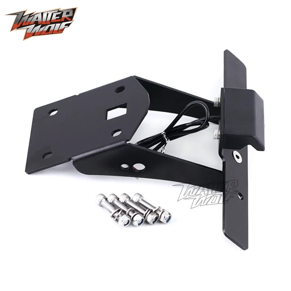 RC390 Tail Tidy Fender Eliminator License Plate Bracket Holder Kit For RC125 RC200 RC250 RC 125 200 250 390 2014-2021 LED Light - Image 6
