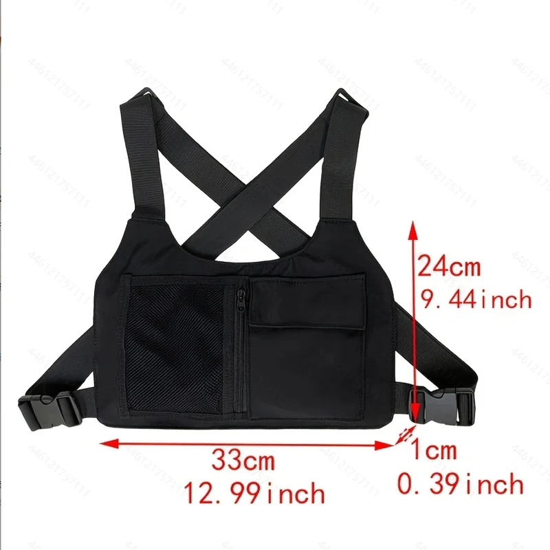 2026 New Chest bags unisex Function Chest Rig Bag Men Vest Backpack Walkie-talkie bag for running fishing cycling outdoor Sports