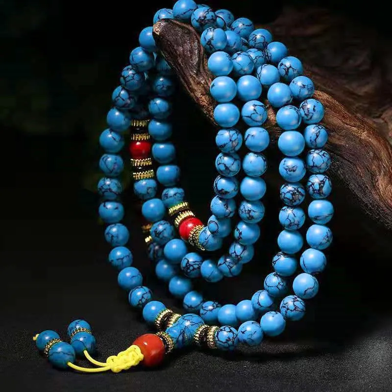 

Middle East Beaded Bracelet Tassel Pendant 108 Prayer Beads Islam Muslim Tasby Muhammad Rosary Wholesale Unisex