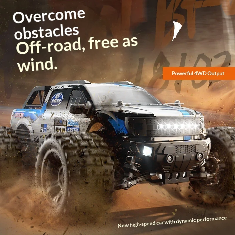 Suchiyu Rc Monster Truck 1 18 High Horsepower 4 Wheel Drive High Speed Off Road Remote Control Car Led Headlights Racing 18102