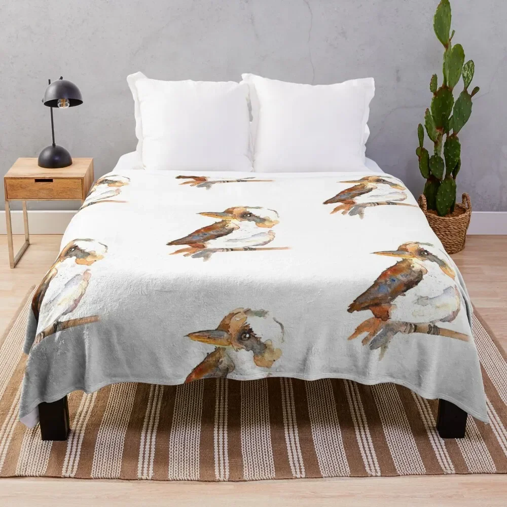 

Kookaburra Throw Blanket Sofas Flannels Thermal Blankets