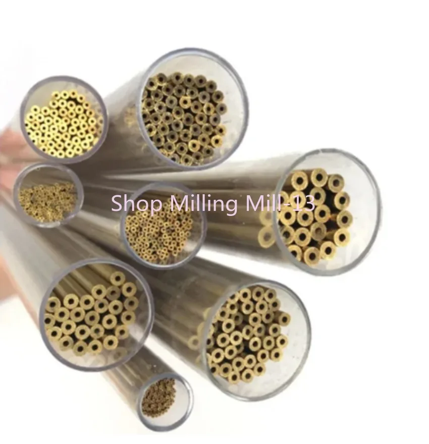 

100PCS Brass Drilling Electrode Tube Single Hole 0.2/0.4/0.6/0.8/1.0*400mm/500mm for EDM Drilling Machine