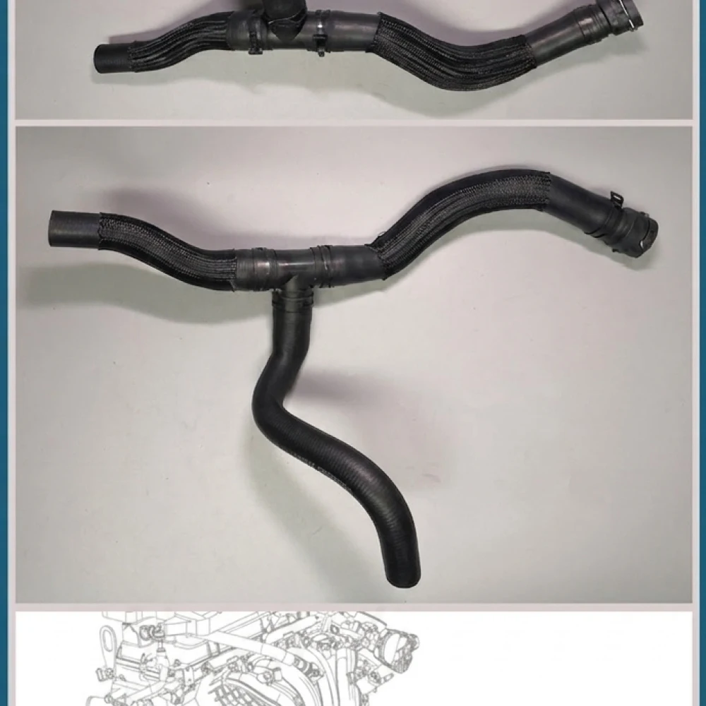 Automotive Engine Heater Output Hose Fits Chevrolet Cruze Buick Excelle 1.6 1.8 Rubber Water Pipe Cooling Part